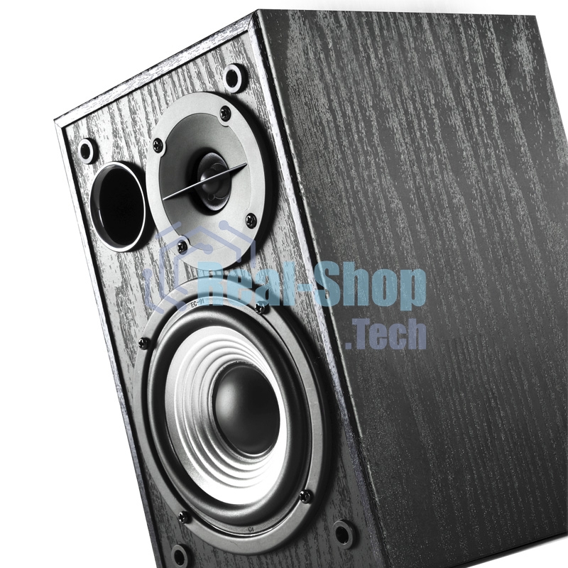 Колонки Edifier R980T темное дерево/черный Активные, 2 x 12W RMS, 70-18000Гц, дерево
