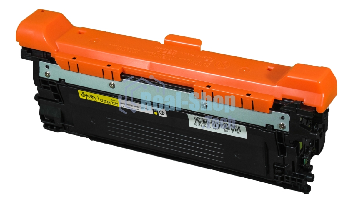 Картридж лазерный Sakura CE252A для HPColor LaserJet CM3530MFP/CM3530fsMFP/CP3525/CP3525n/CP3525dn/CP3525x, желтый, 7000 к.