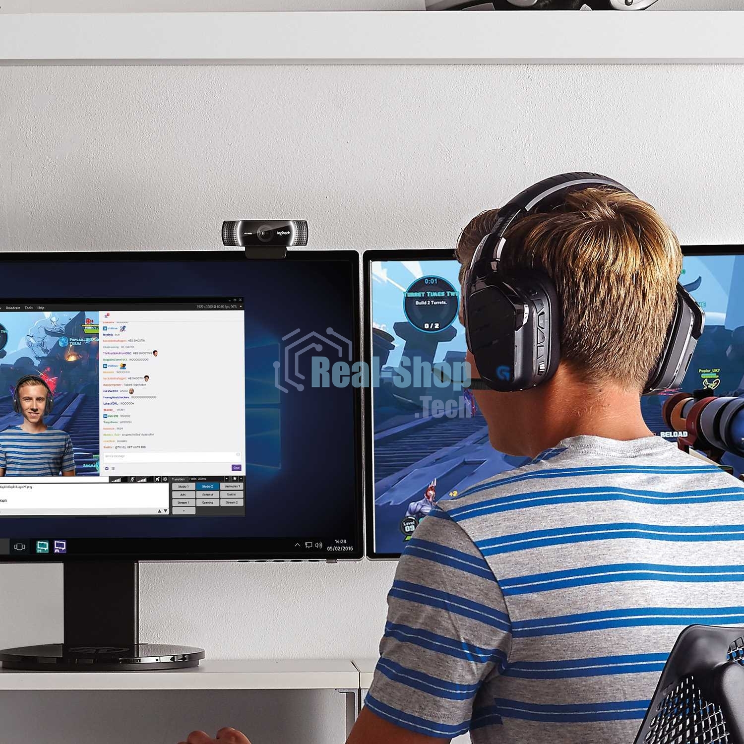 Веб-камера Logitech C922 Pro Stream Webcam