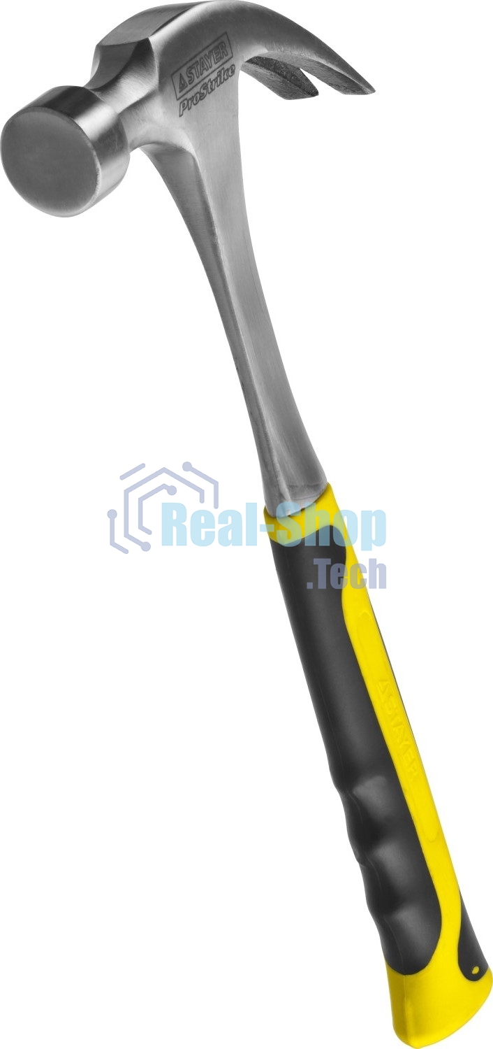 Молоток-гвоздодер STAYER STRIKE 2025-560 560 г цельнометаллический столярный