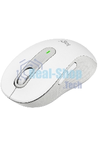 Мышь беспроводная Logitech Signature M650 белый, 4000 dpi, радиоканал, Bluetooth, USB, кнопки - 5