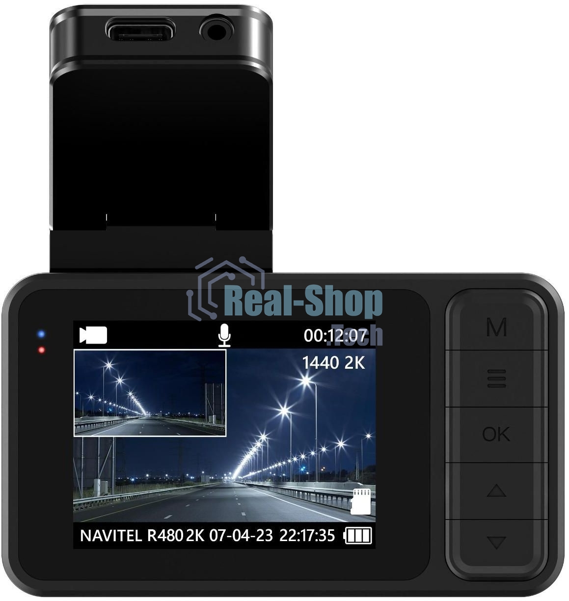 Видеорегистратор Navitel R480 2K черный 1440x2560 1440p 160гр.