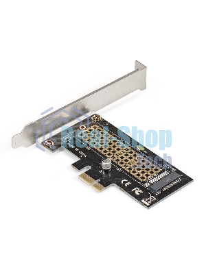 Переходник ExeGate EXE-597 (M.2 M key -> PCI-E x1 v2.0, для установки SSD M.2 M key в слот PCI-E)