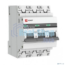 Выключатель автоматический EKF mcb4763-3-16C-pro 3P 16А (C) 4,5kA ВА 47-63 EKF PROxima