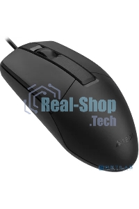 Мышь проводная A4Tech OP-335S черный, 1200 dpi, USB, кнопки - 3