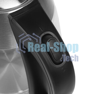 Чайник электрический Centek CT-0059 London, стекло, 1.8л, 2200Вт, LED-подсветка, отделка нерж.