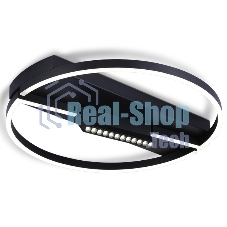 Светильник Ambrella light FL51460/1+1 BK черный 72W 3000K-6400K+4200K D600*110 (ПДУ РАДИО 2.4G)