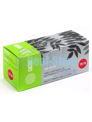 Картридж лазерный Cactus CS-TK18 черный (7200 стр.) для принтеров Kyocera Mita FS 1018 MFP/1020/1118 MFP