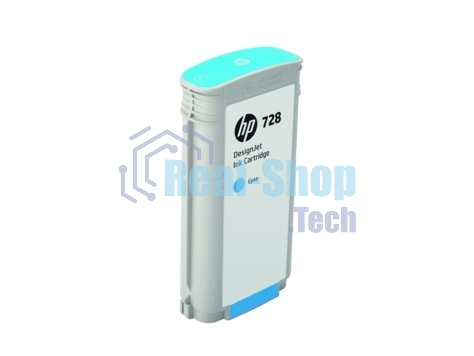 Картридж струйный HP 728 с голубыми чернилами для принтеров Designjet, 130 мл