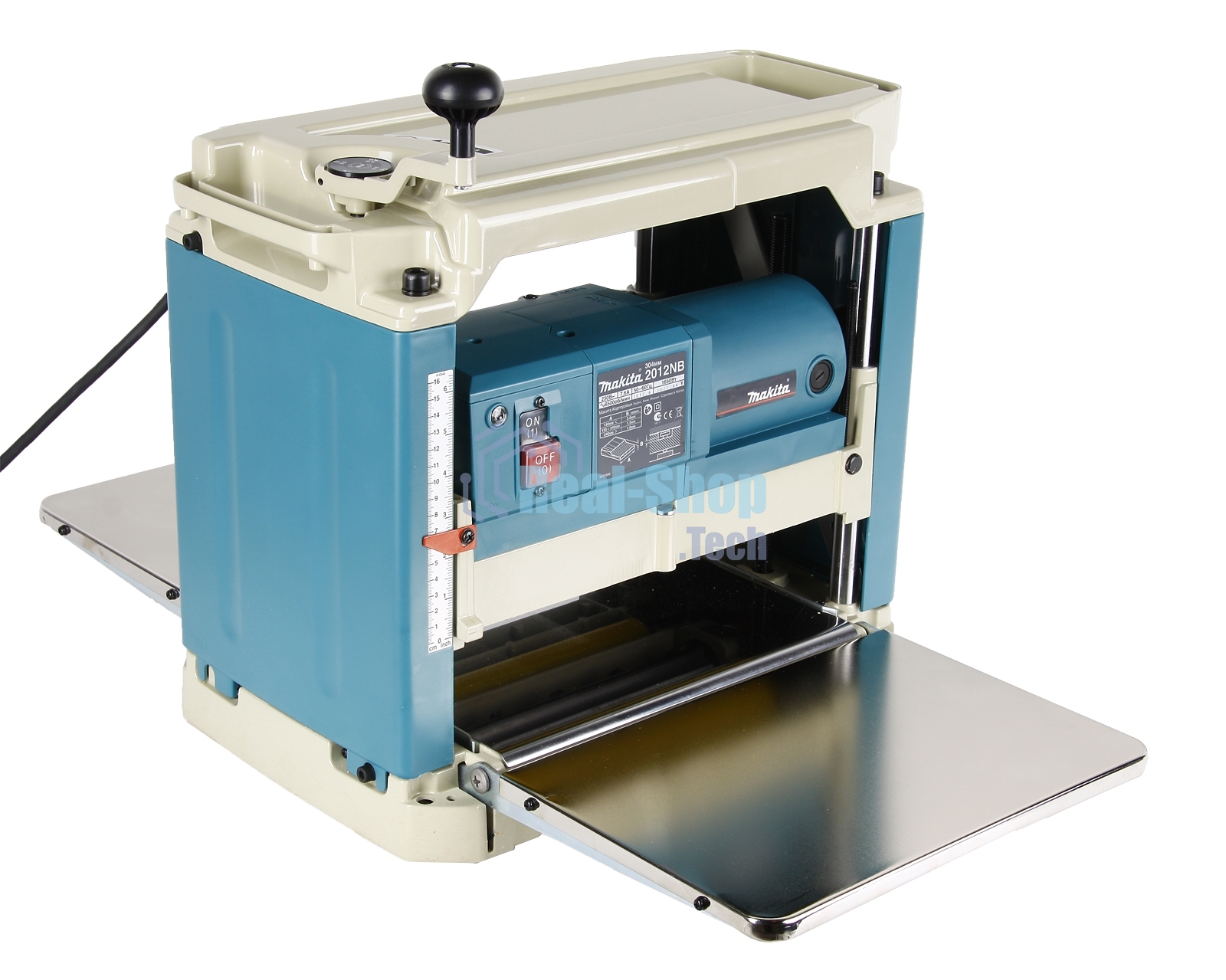 Станок рейсмусовый Makita 2012NB1650Вт 8500об/мин нож 304мм срез 0-3мм