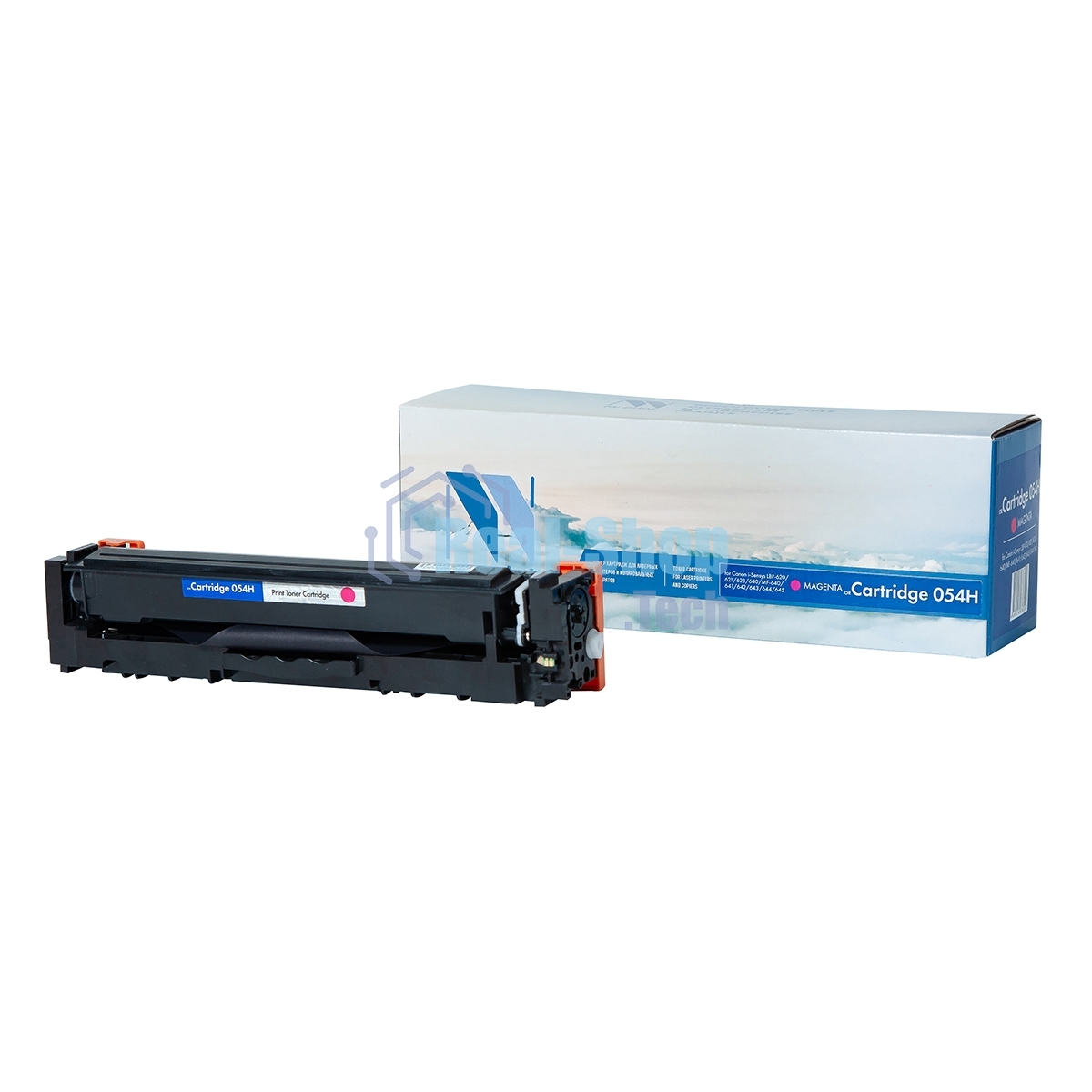 Картридж лазерный NVPrint совместимый NV-054H Magenta для Canon i-Sensys LBP-620/621/623/640/MF-640/641/642/643/644/645 (2300k)