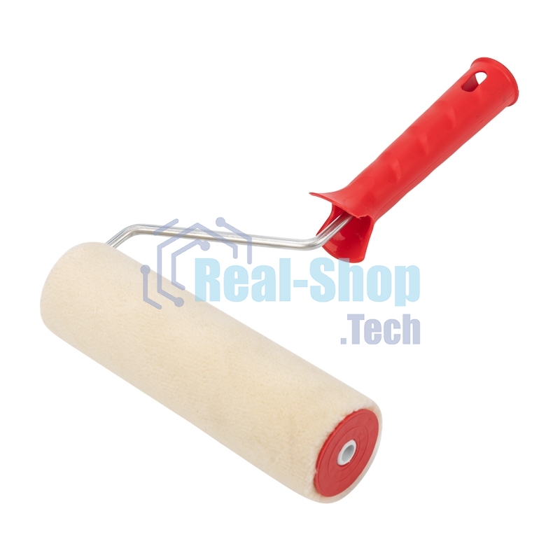 Валик Rexant велюр, ворс 5 мм, ширина ролика 180 мм, Ø 42 мм, бюгель 6 мм