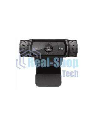 Веб-камера Logitech C920 1920x1080, 30 кадр/с, USB Type-A, микрофон (2 шт, шумоподавление), автоматическая фокусировка, автоосвещение, универсальное крепление