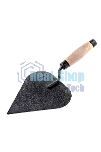 Кельма штукатура стальная, деревянная усиленная ручка Россия