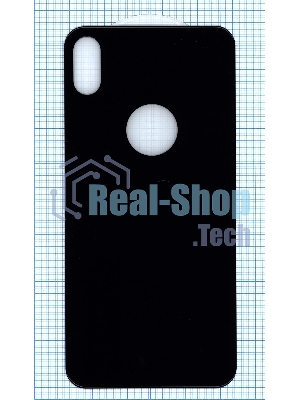 Защитное заднее стекло для iPhone XS Max черный