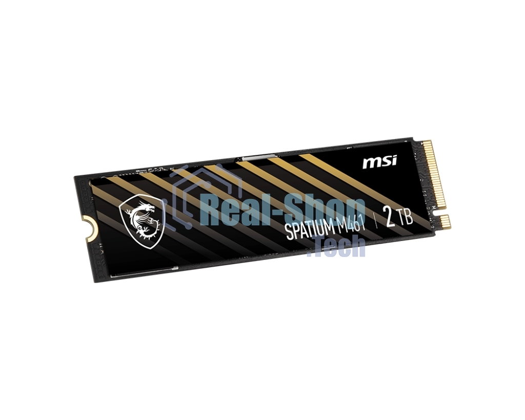 Накопитель SSD MSI SPATIUM M461, 2TB, M.2 2280, PCIe 4.0 x4, NVMe, R/W 5000/4200