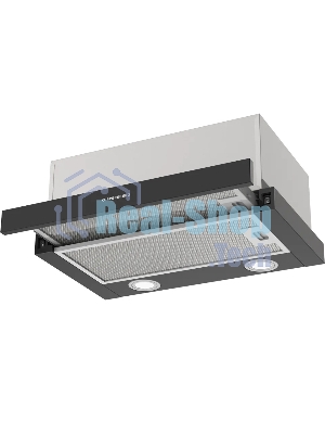 Вытяжка встраиваемая Kuppersberg Slimhit 50 B черный, 50 см, 750 куб. м/ч, 51 дБ