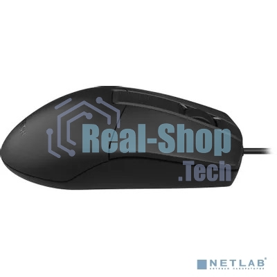 Мышь проводная A4Tech OP-335S черный, 1200 dpi, USB, кнопки - 3