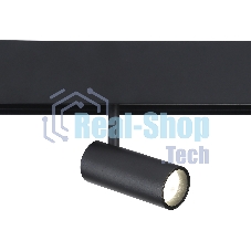 Светильник трековый светодиодный GL3814 BK черный IP20 7W 4000K 48V 24° D35*80