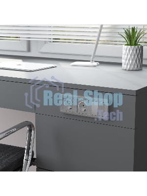 Выключатель двухклавишный WERKEL (cеребряный рифленый) W1120009