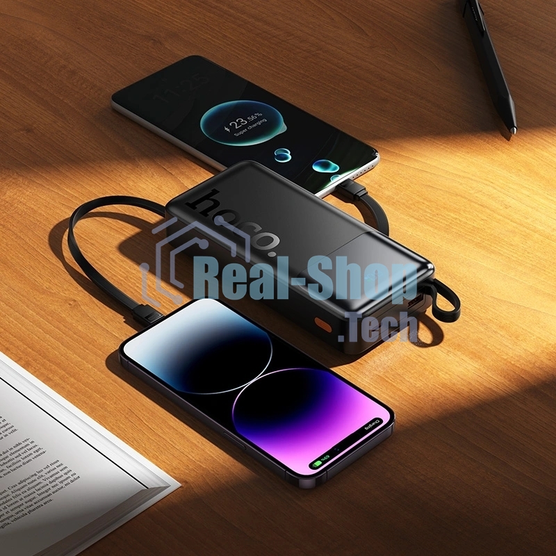 Мобильный аккумулятор Hoco J156A Founder 20000mAh 22.5W 3A черный (62284)