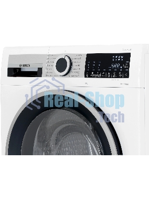 Сушильная машина Bosch WQG1420AME белый, 9 кг, сушка - конденсационная, программ - 15, 59.8 x 84.2 x 64.8 см