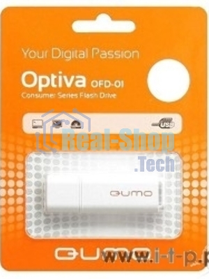 Флешка USB 2.0 QUMO 64Gb Optiva 02 белый