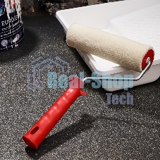 Валик Rexant велюр, ворс 5 мм, ширина ролика 180 мм, Ø 42 мм, бюгель 6 мм