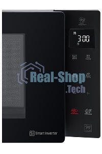 Микроволновая печь LG MW23R35GIB инвертор, черный, 23 л, 1000 Вт, переключатели - сенсор