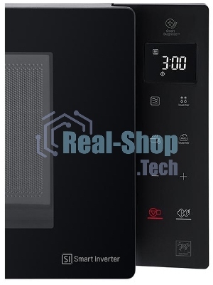 Микроволновая печь LG MW23R35GIB инвертор, черный, 23 л, 1000 Вт, переключатели - сенсор
