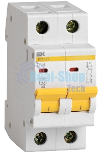 Выключатель автоматический модульный 2п C 32А 4.5кА ВА47-29 ИЭК MVA20-2-032-C