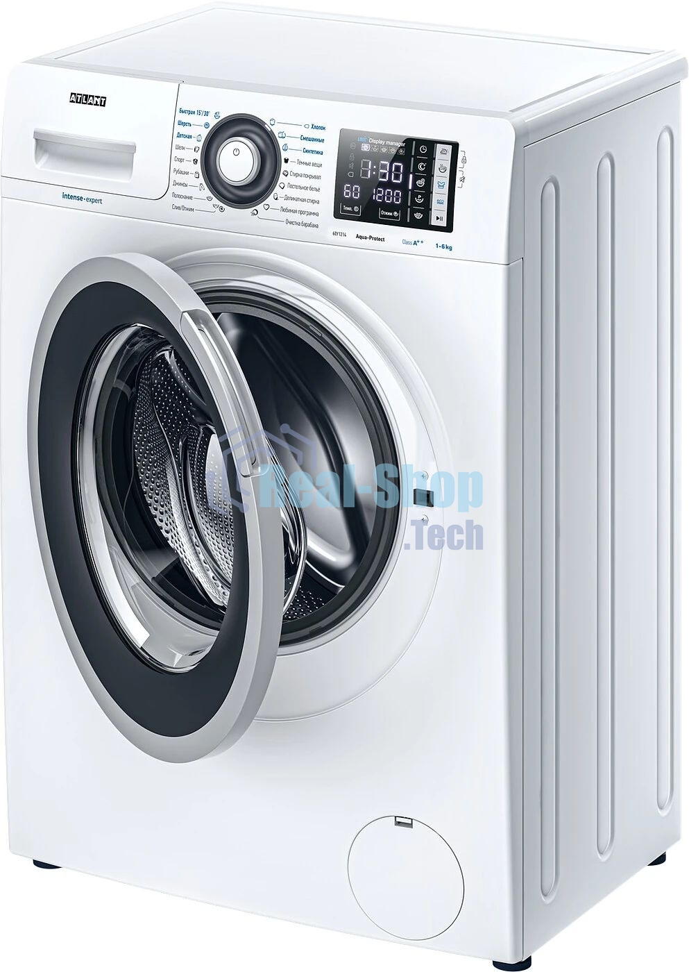 Стиральная машина Atlant СМА 60У1214-01 белый, загрузка фронтальная 6 кг, 1200 об/мин., класс: А+++