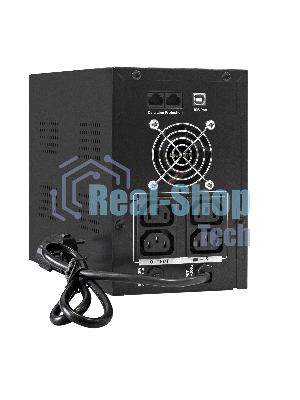 Источник бесперебойного питания ExeGate EX292608RUS SpecialPro UNB-2000.LED.AVR.4C13.RJ.USB 2000VA/1200W, LED, AVR,4*C13, RJ45/11,USB, металлический корпус, черный