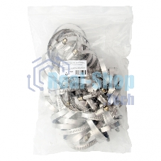 Хомуты Сибртех нержав. сталь, стандартное болтовое крепление 50-70 мм, ширина 9 мм, 50 шт. 47584