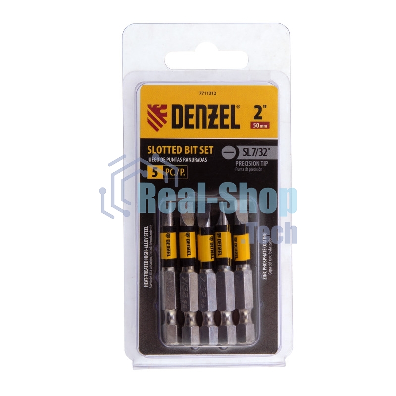 Набор бит Denzel SL7/32