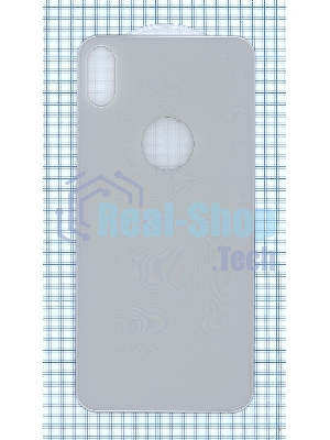 Защитное заднее стекло для iPhone XS Max белый