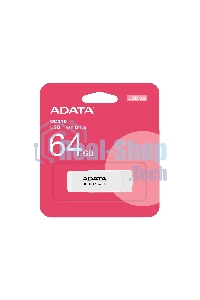 Флешка USB ADATA UC310 (UC310-64G-RWH), 64Gb, USB 3.2 Gen 1, R/W 100/30, белый