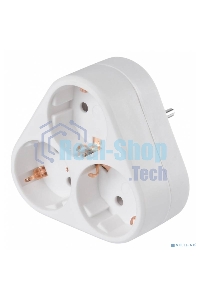 Сетевой разветвитель Buro BU-PS3VG-W (3 розетки) белый (пакет ПЭ)