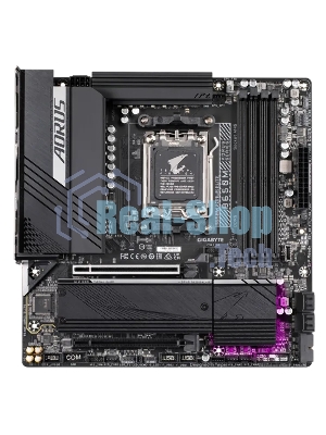 Материнская плата Gigabyte B650M AORUS ELITE, Socket AM5, AMD B650, 4xDDR5, 4xSATA, 2xM.2, 1xPCI-E 4.0 x16, 1xPCI-E 4.0 x4, 1xHDMI, 1xDP, 1x 2.5Gb LAN, 5xUSB-A 3.2 Gen 1, 2xUSB-A 3.2 Gen 2, 4xUSB-A 2.0, 1xUSB-C 3.2 Gen 2, 2x3.5 мм, 7.1, Micro-ATX