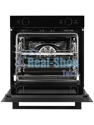 Встраиваемый духовой шкаф Kuppersberg HT 612 Black ШхВхГ: 59.5х59.6х56.5 см, 72 л, А+, гидролизная очистка, черный