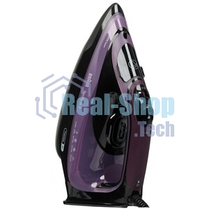 Утюг Braun TexStyle 9 SI9661VI фиолетовый/черный, 3100 Вт, 60 г/мин, 250 г/мин, 330 мл