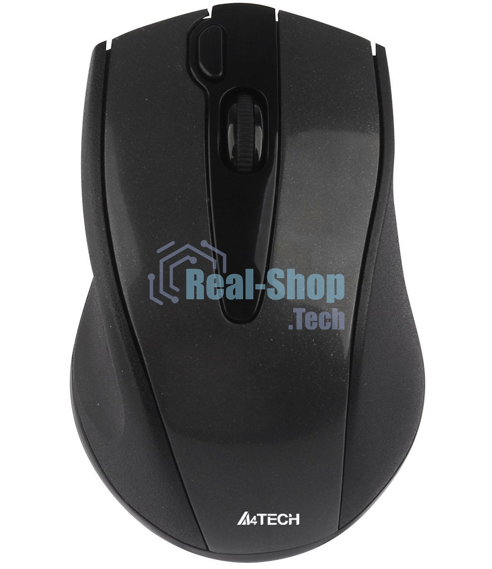 Мышь беспроводная A4Tech G9-500F черный, 1200 dpi, радиоканал, USB, кнопки - 4