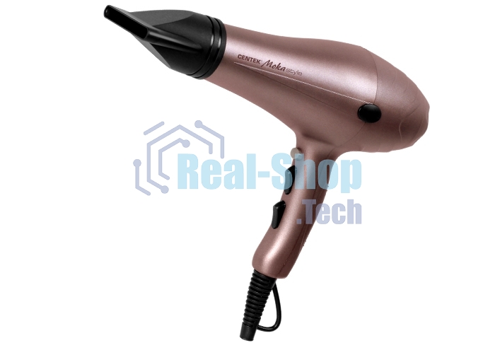 Фен Centek CT-2239 <Moka> 2200Вт, 2 скорости, 3 режима, холодный обдув, концентратор