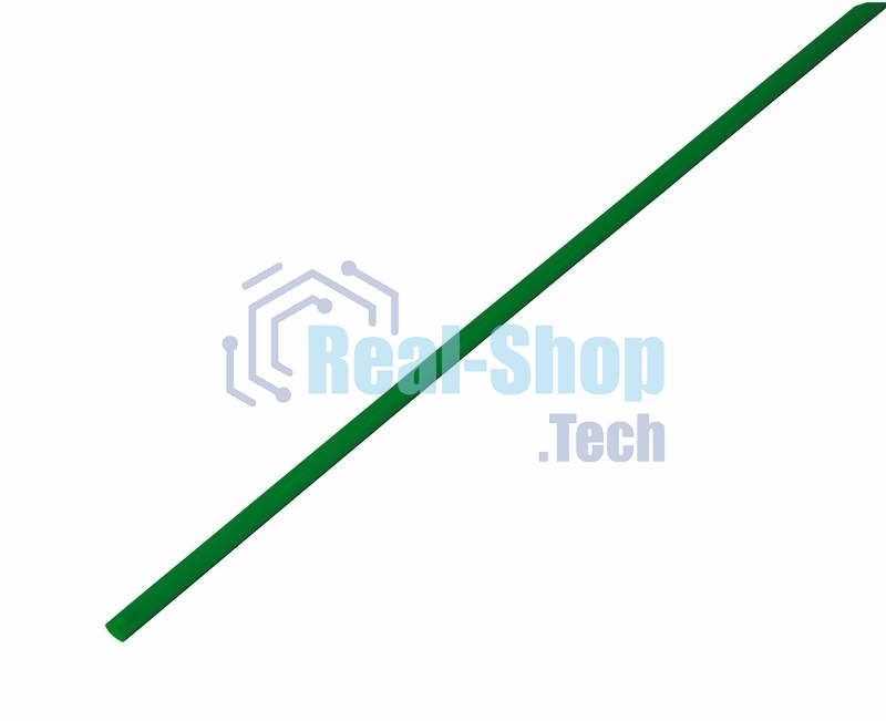 Трубка термоусадочная 3.0/1.5 1м зел. Rexant 20-3003