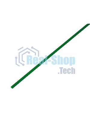 Трубка термоусадочная 3.0/1.5 1м зел. Rexant 20-3003