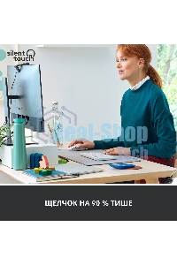 Мышь беспроводная Logitech Signature M650 белый, 4000 dpi, радиоканал, Bluetooth, USB, кнопки - 5