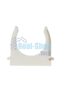 Крепеж-клипса для монтажного пистолета Rexant Ø 32 мм, белая (50 шт/уп)