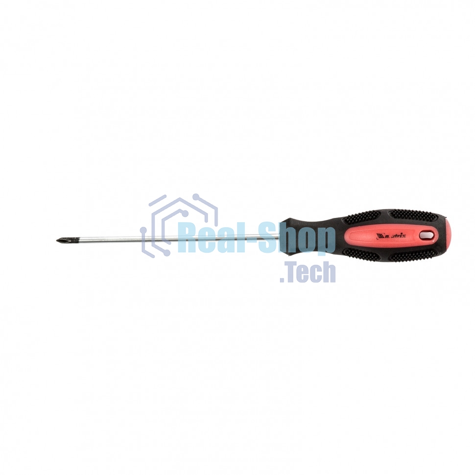 Отвертка Matrix Anti-Slip, PH0 х 100 мм, CrV, двухкомп. рукоятка