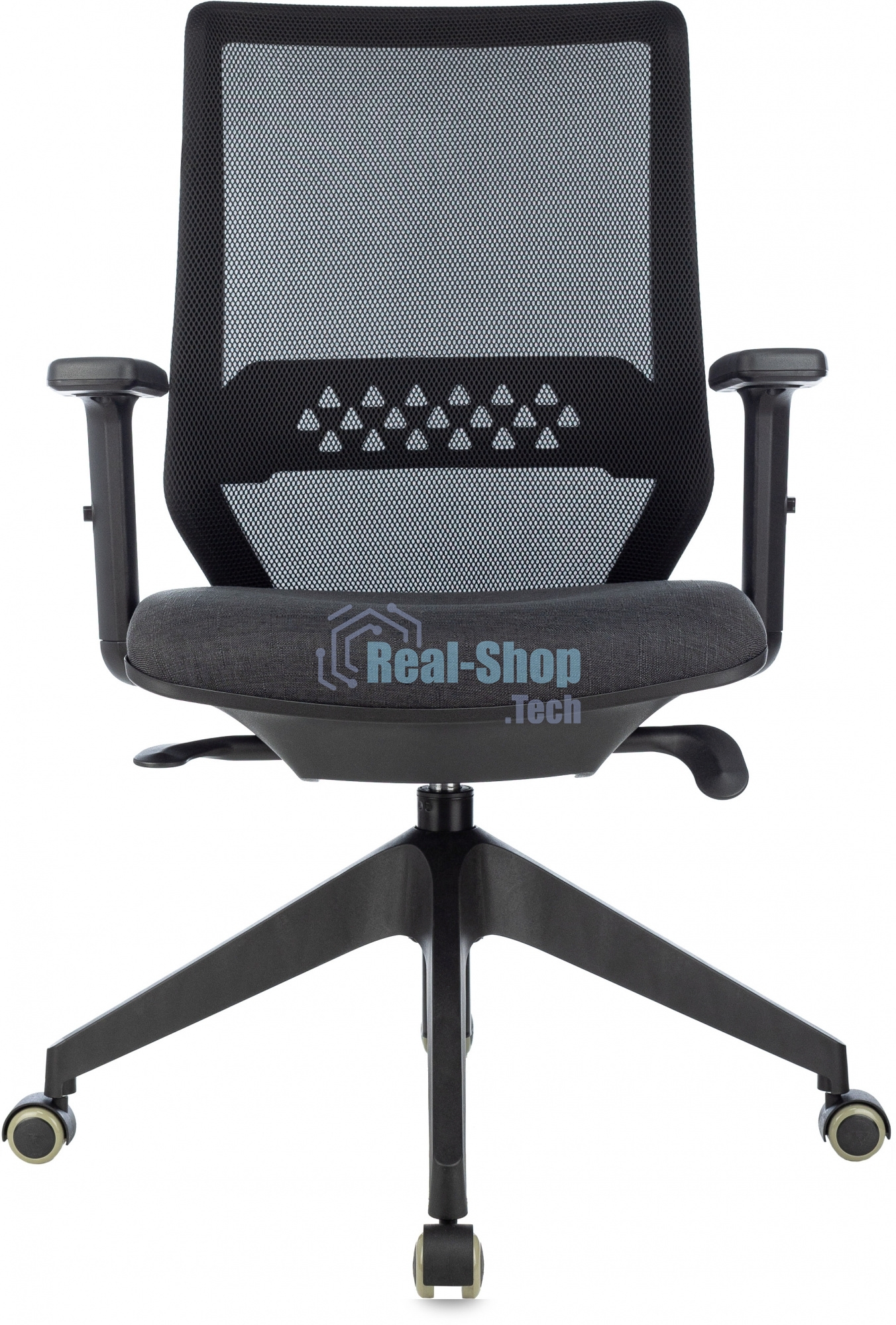 Кресло офисное Бюрократ MC-611NL черный TW-01 38-418 сетка/ткань, крестов. 4-луч. пластик