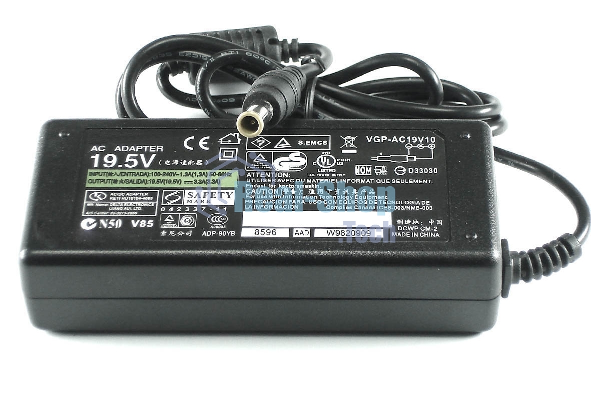 Блок питания (сетевой адаптер) для ноутбуков Sony Vaio 19.5V 3,3A 6.5pin HC